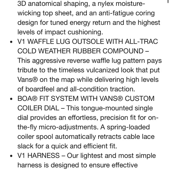 Like New - Vans Women’s 5.5 Encore OG Snowboard Boots - Picture 9 of 10